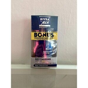 Nivea Men Face Care Revitalizing Lotion Q10 1.7fl.oz./50ml SPF Face Scrub